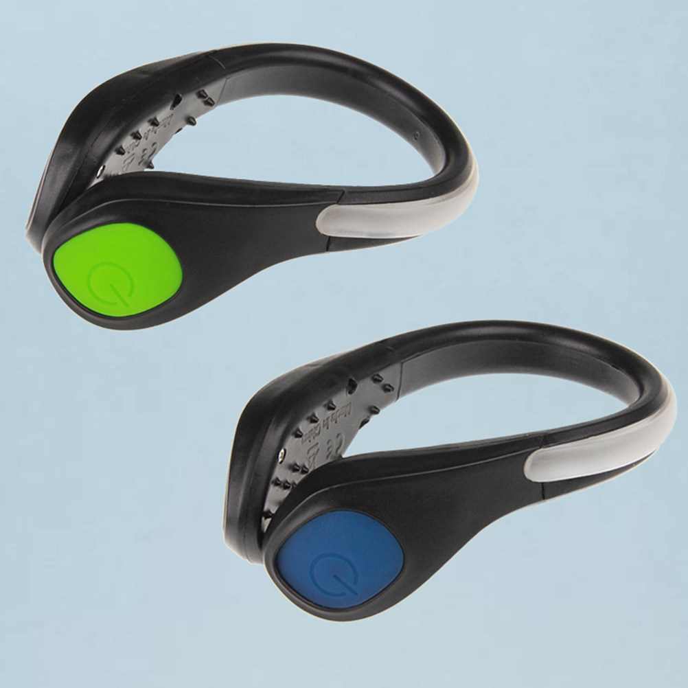 Running Gear Green - 2Pcs LED Flash Shoe Light Clips