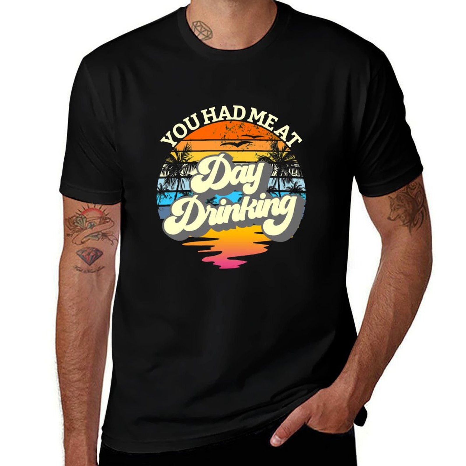 You Had Me At Day Drinking Ret - Running Gear Retro 评论和价格