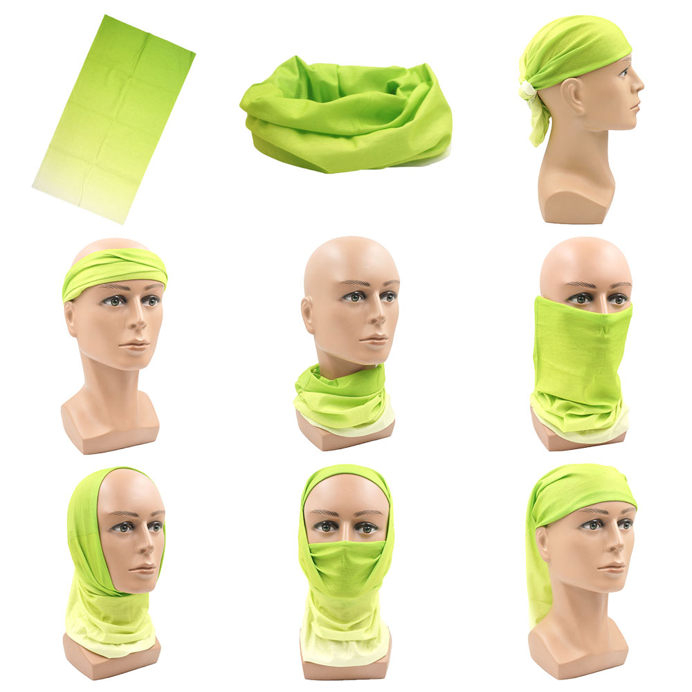 Green Face Bandanas Cover Hiki - Running Gear Green 评论和价格