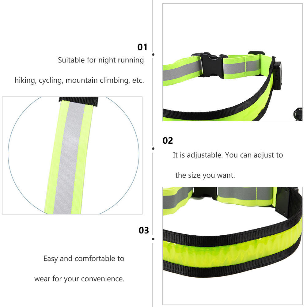 LED Rechargeable Reflective Be - Running Gear Green 评论和价格