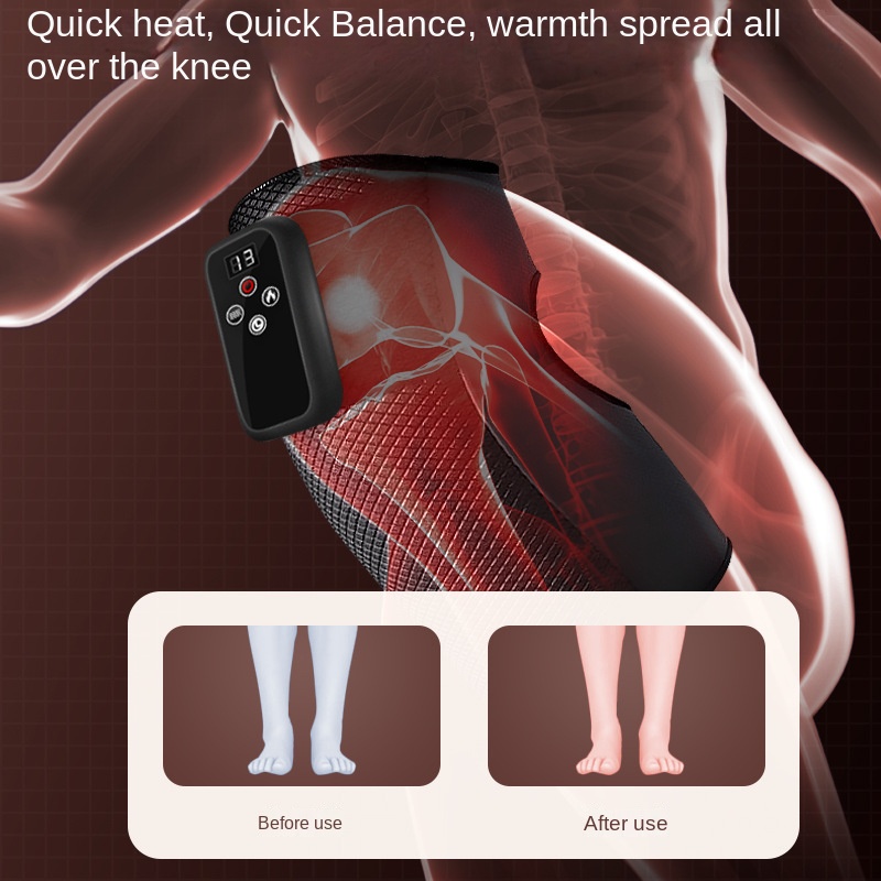 Heated and Vibration Leg Knee  - Knee Support Brace 评论和价格