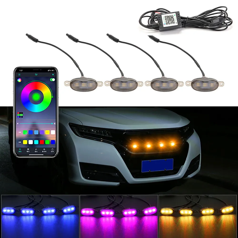 Led Car Front Grille Lighting  - Running Gear Accessories 评论和价格