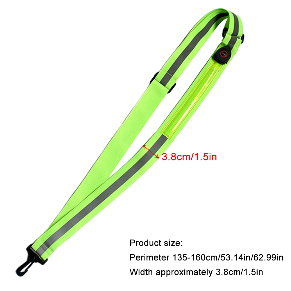 USB Rechargeable Reflective Ru - Running Gear Green 评论和价格