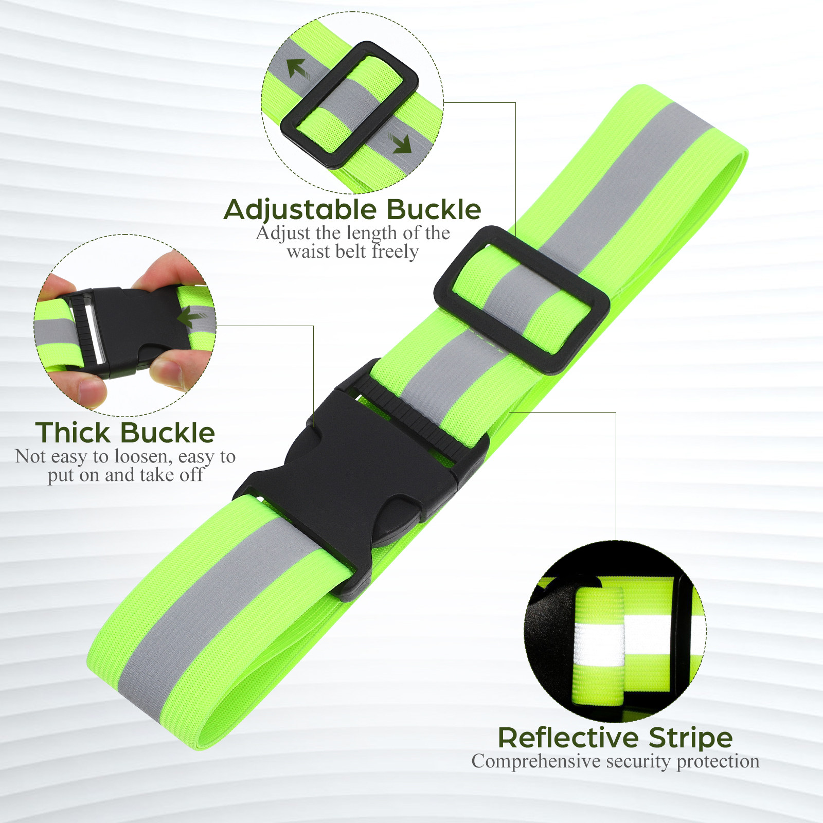 Fluorescent Green Reflective B - Running Gear Green 评论和价格