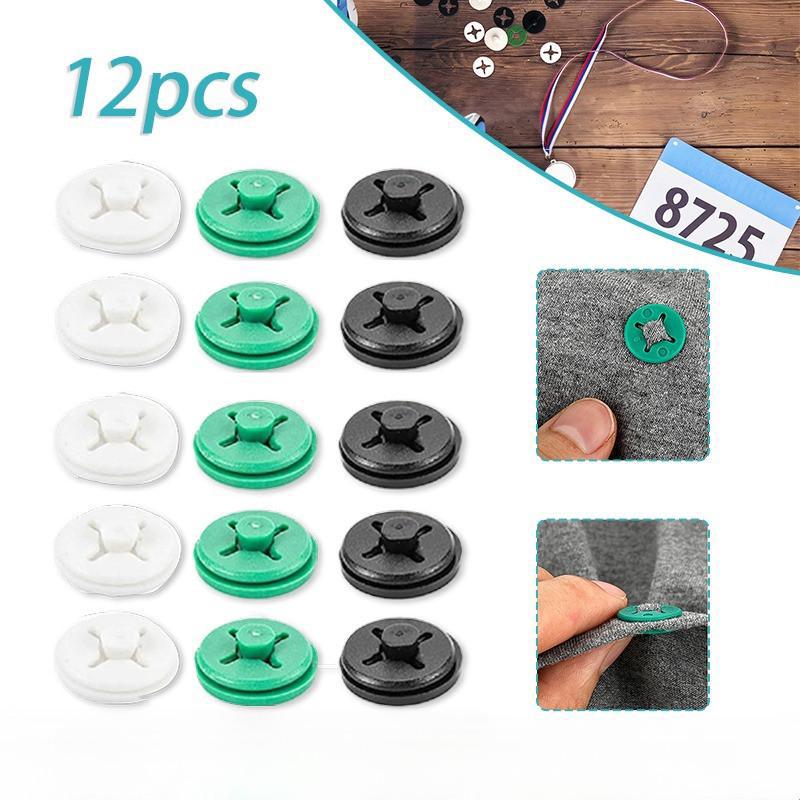 12Pcs Race Bib Holders Running - Running Gear Green 评论和价格