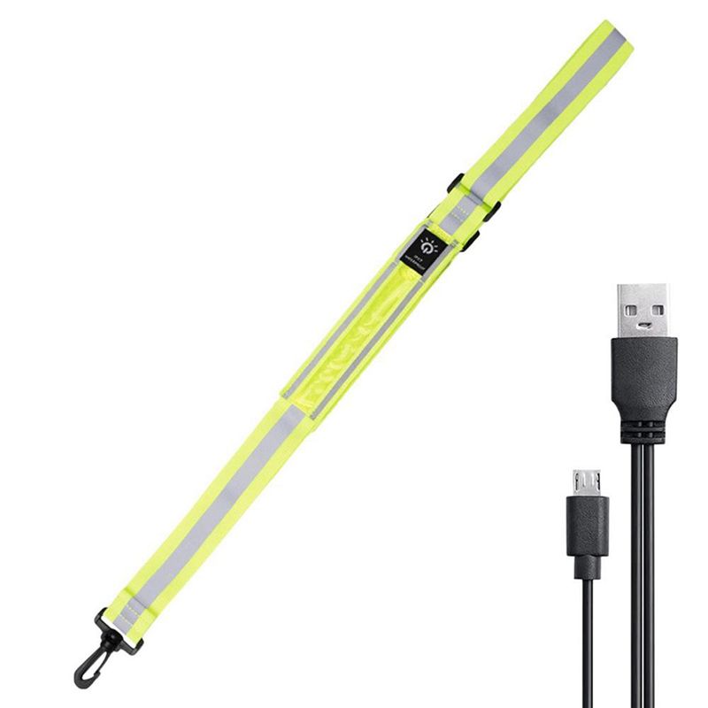 ABPF LED Reflective Belt Walki - Running Gear Green 评论和价格